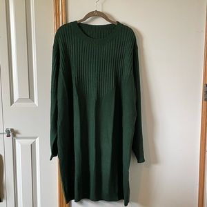 Shein emerald green sweater dress 3x